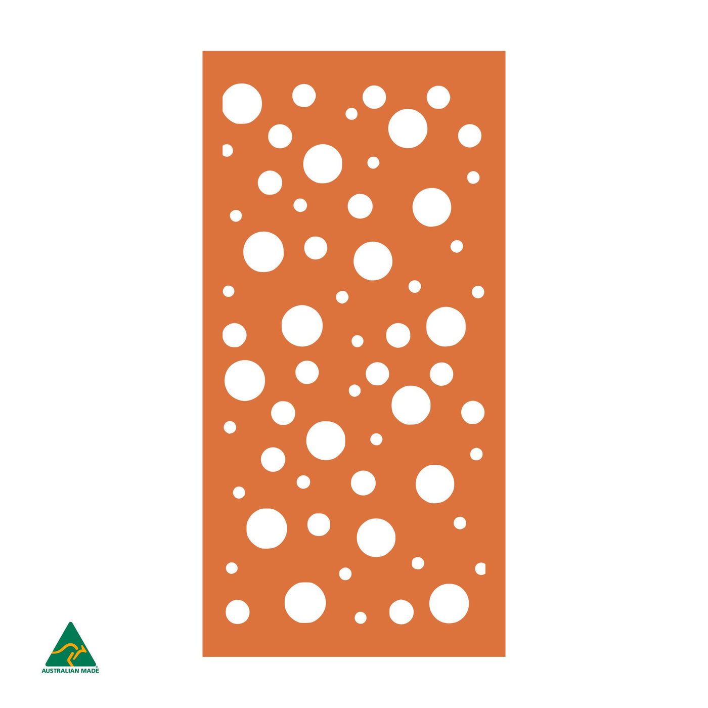 Bubbles Privacy Screen | Orange X 15 Gloss