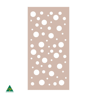 Bubbles Privacy Screen | Pink Sand Matt