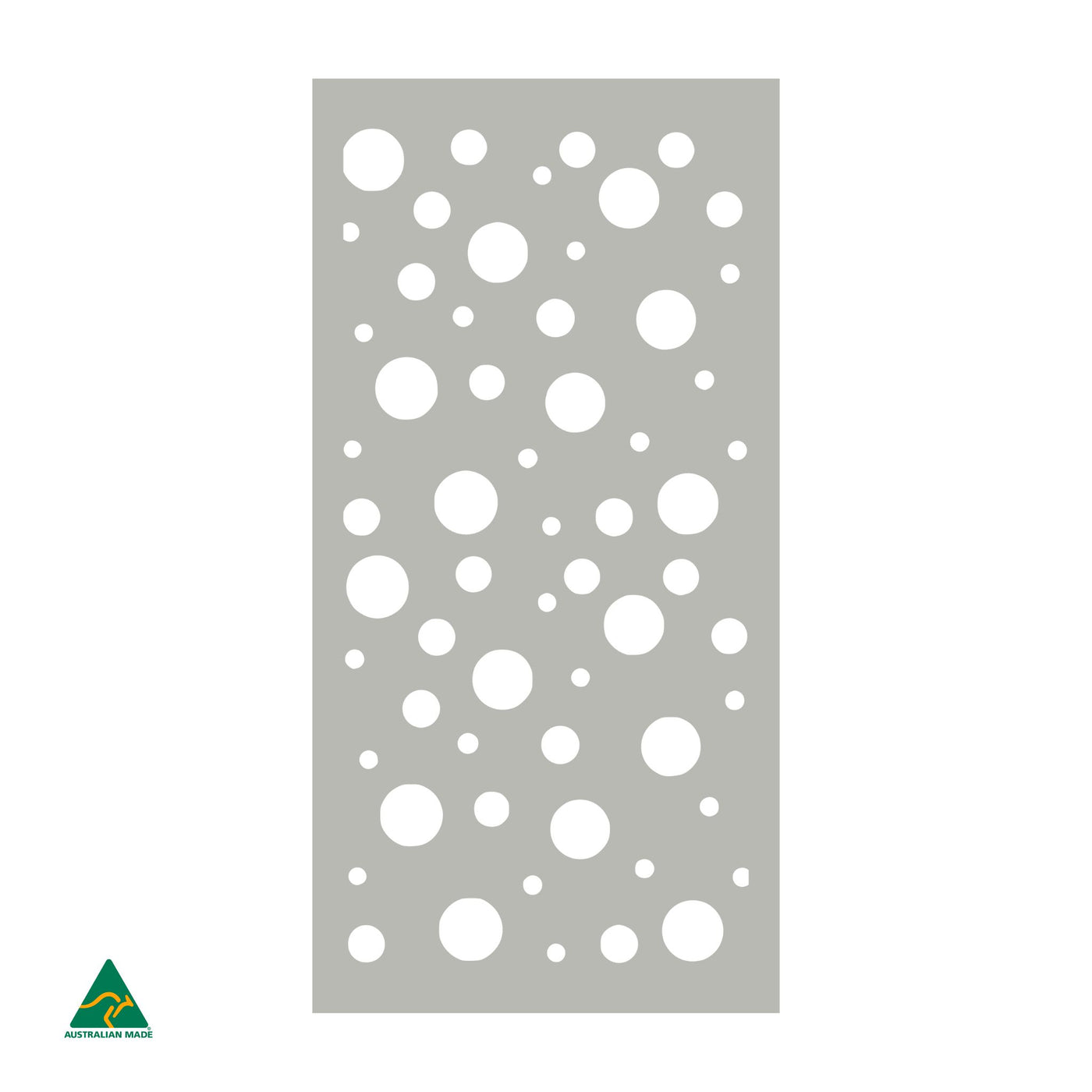 Bubbles Privacy Screen | Shale Grey Matt