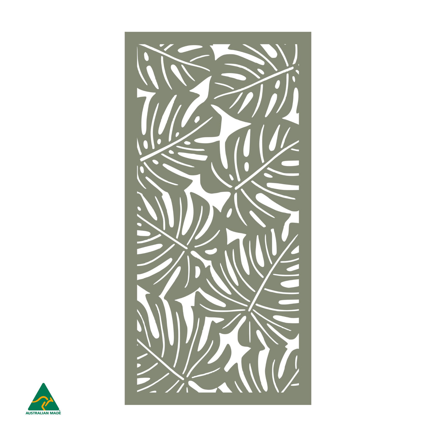 Monstera Privacy Screen | Pale Eucalypt Matt