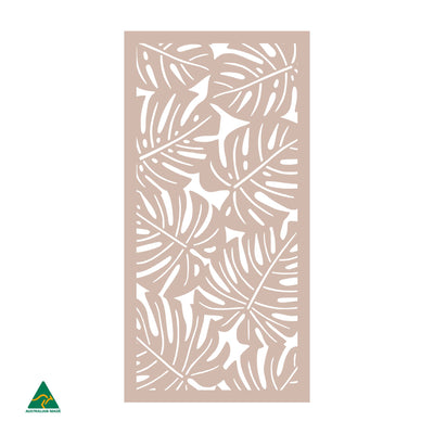 Monstera Privacy Screen | Pink Sand Matt