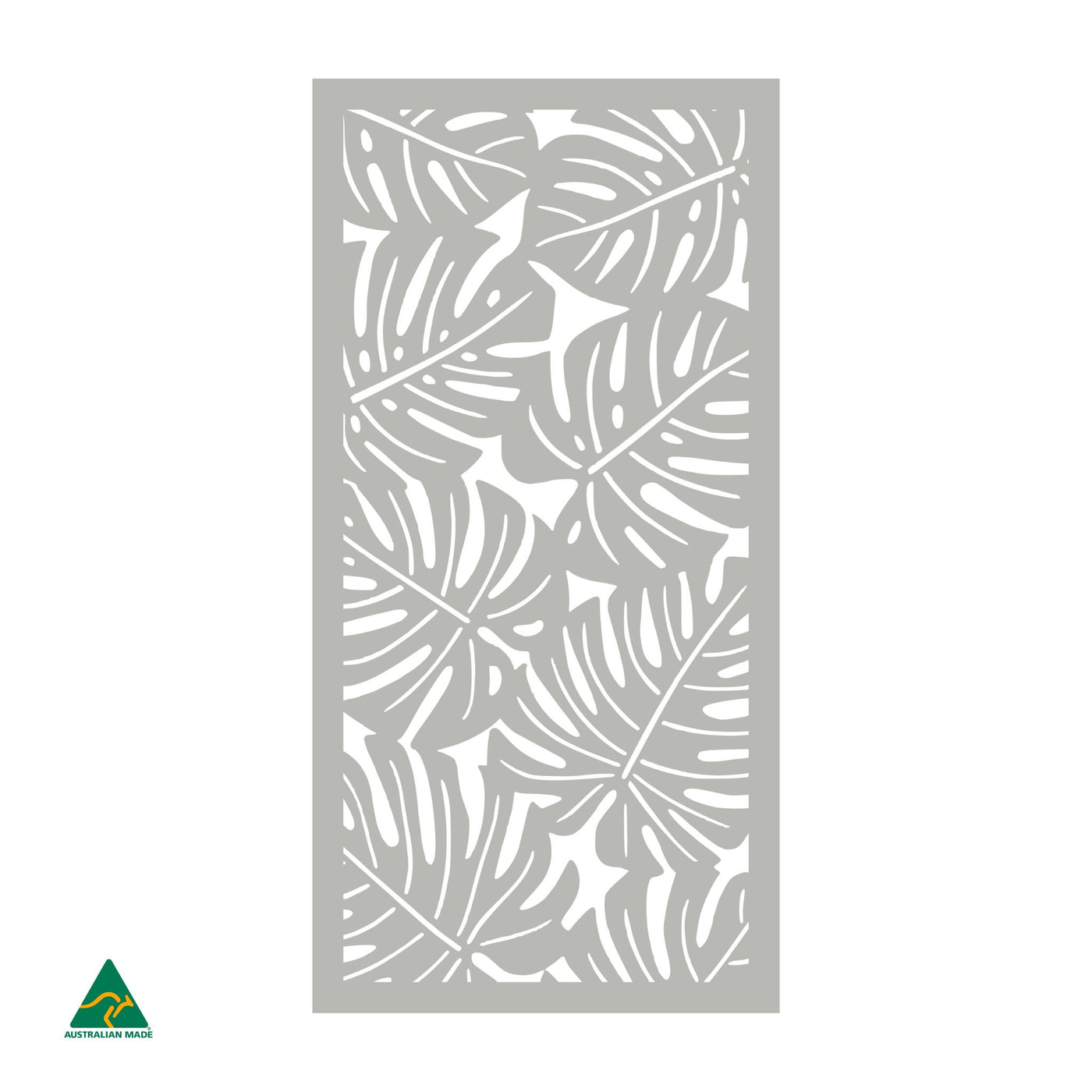 Monstera Privacy Screen | Shale Grey Matt