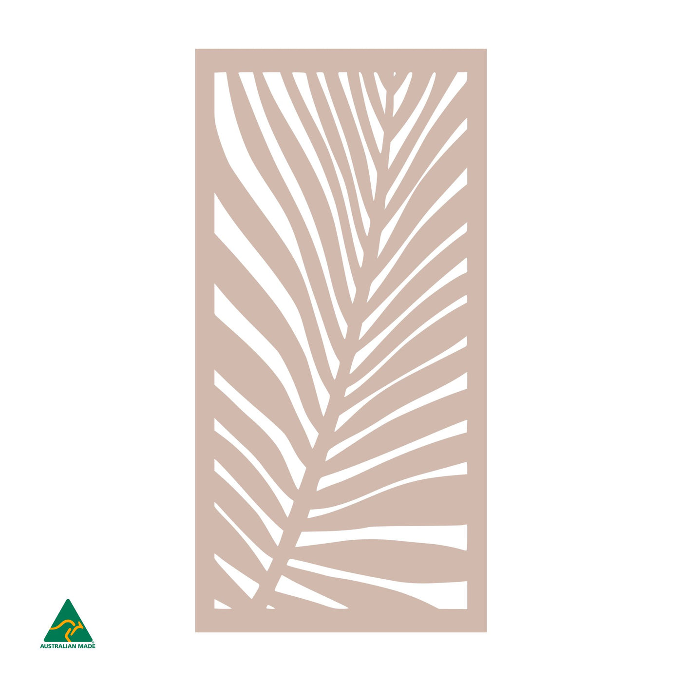 Palm Leaf Privacy Screen | Pink Sand Matt