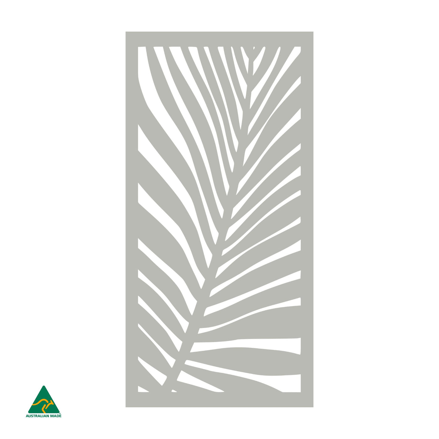 Palm Leaf Privacy Screen | Shale Grey Matt